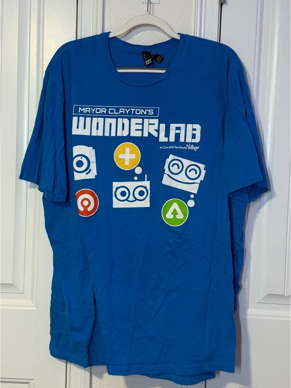 District Bright Blue Crewneck Tee 3X